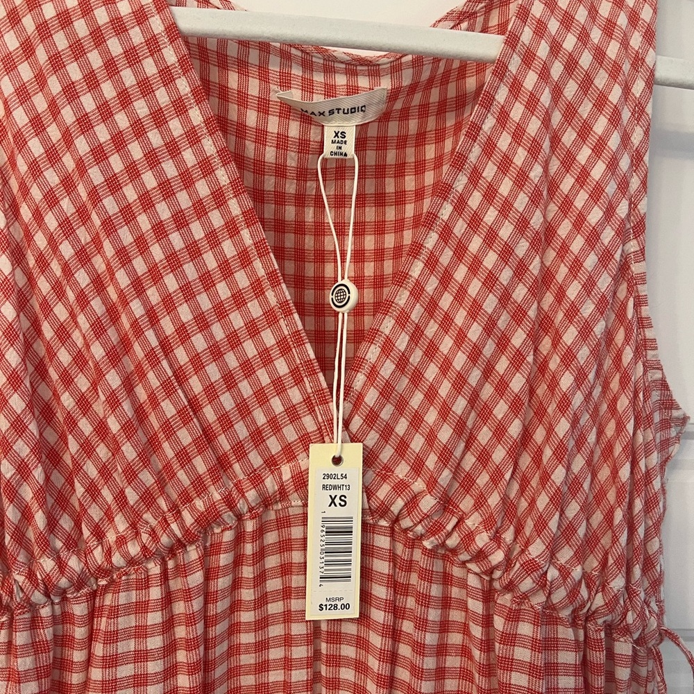 Max Studio Gingham Dress NWT - Picture 2 of 5